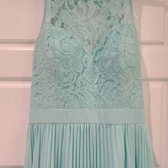Mint Floor Length Gown - Picture 5 of 10